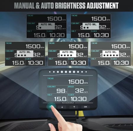 عداد سرعة المطور  Autool x50 pro