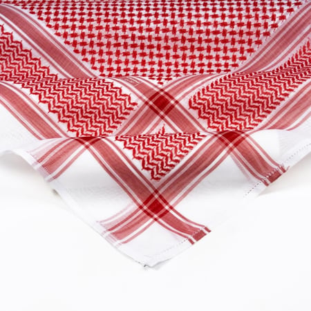 شماغ بروجيه زاهي كلاسيك رجالي أحمر