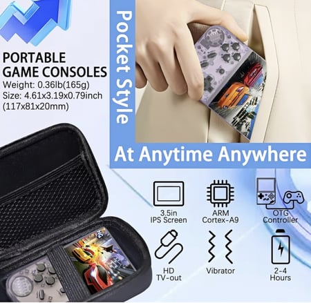 جهاز تشغيل العاب رقميه Rg35xx