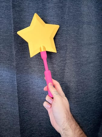 عصا الدفع اللون من اختيار العميل  عصا النجمه العصا السحريه