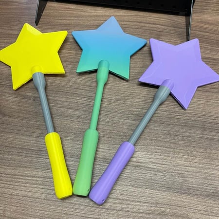 عصا الدفع اللون من اختيار العميل  عصا النجمه العصا السحريه