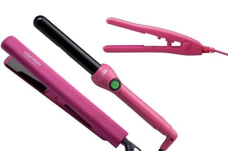 طقم اجهزة تصفيف الشعر من جوسي ايبر - مكواة تلفيف 19 مم مع مكواة تمليس 1 انش ومكواة تمليس ميني