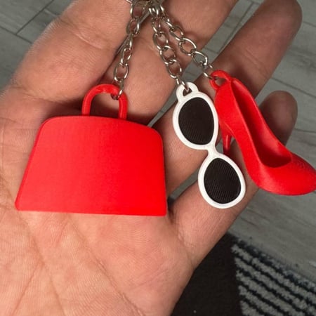 ميدالية برادا   Prada" Keychain Kit