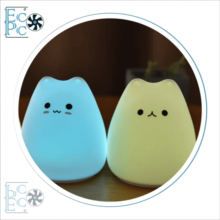 مصباح LED ليلي لطيف يعمل باللمس سيليكون - متجر ايكو بي سي