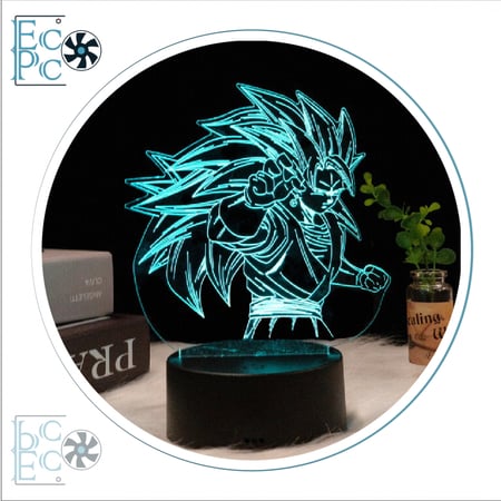 اضاءة ثلاثي الابعاد انمي دراغون بول - متجر ايكو بي سي