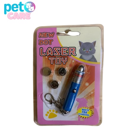 ليزر مع بطاريات للقطط لا يوجد لون محدد