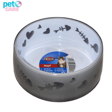 وعاء من تريكسي بلاستيك مع مطاط للقطط 300 مل