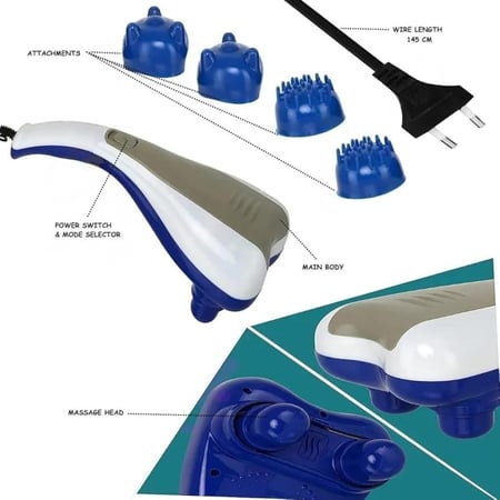 جهاز تدليك مزدوج الرأس من دينكس DX2564 | لتدليك كامل الجسم