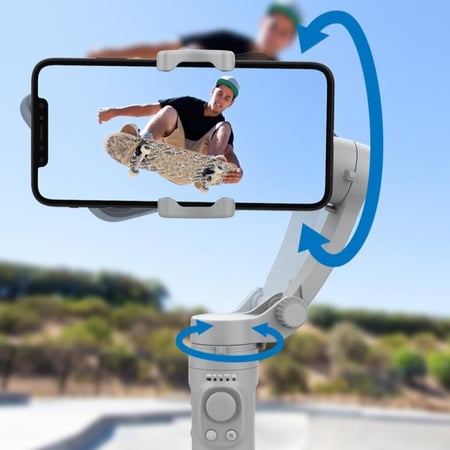 مثبت مانع للاهتزاز 3 محاور للجوال مزود بترايبود