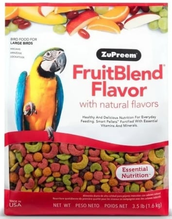 فروت بلند للببغاء والطيور الكبيرة FRUIT BLEND FLAVOR 1KG
