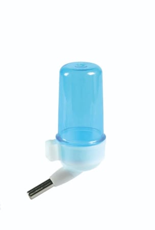 مشرب 150 مل أوتوماتيك ازرق بدون خرز قاعدة بيضاء STA