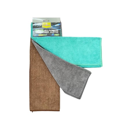 3 فوط مايكروفايبر متعدد الألوان