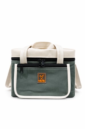 شنطة عزبة لون زيتي