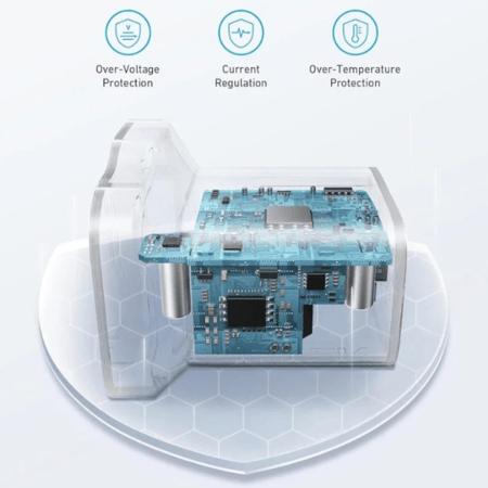 شاحن انكر زولو بتقنية التبريد الذكي وحماية البطارية