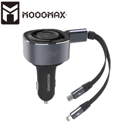 موج ماكس شاحن سيارة 60 واط مع كيبل تايب سي الي تايب سي