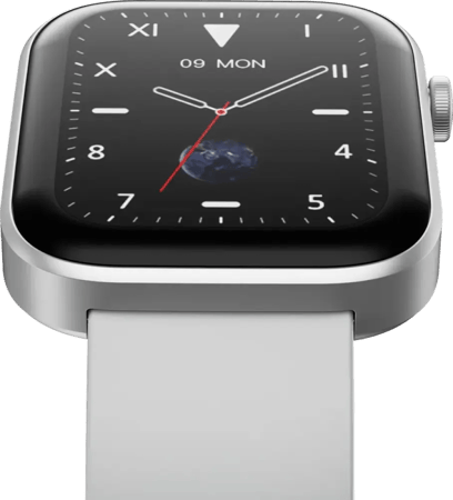 الوان ساعة HMD Watch P1 اسود وفضي بطلاء معدني انيق