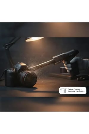 ملحقات متعددة لتنظيف الاماكن الضيقة والاجهزة الالكترونية الحساسة