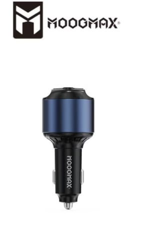 موج ماكس شاحن سيارة 60 واط بمنفذين تايب سي ويواس بي