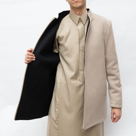 جاكت جوخ دبل فيس بألوان مختلفه