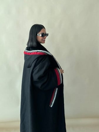 فروة نسائيه جوخ السدو اسود