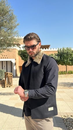 سديري رجالي اوف وايت/اسودقلاب فرو