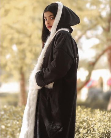 فروة شتوية نسائية بالاسم