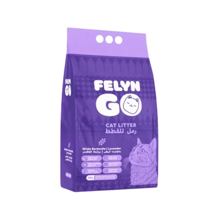 فيلاين قو رمل ناعم رول باق للقطط برائحة اللافندر 10 لتر