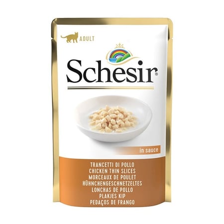 شيزر طعام رطب أظرف قطع الدجاج الصغيرة للقطط 85ج