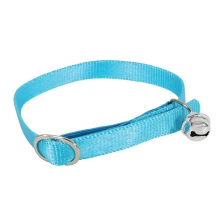 زولكس طوق نايلون مع جرس - أزرق