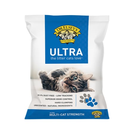 رمل قطط دكتور السيز طبيعي الترا لضبط الروائح وتكتل عالي