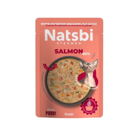 ناتسبي طعام رطب أظرف بالسالمون للقطط 80g