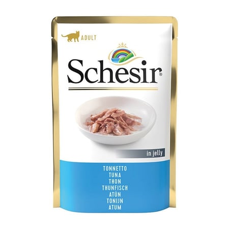 شيزر طعام رطب أظرف شرائح التون للقطط بالجيلي