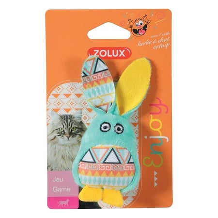 زولكس لعبة للقطط شكل أرنب مع كاتنيب