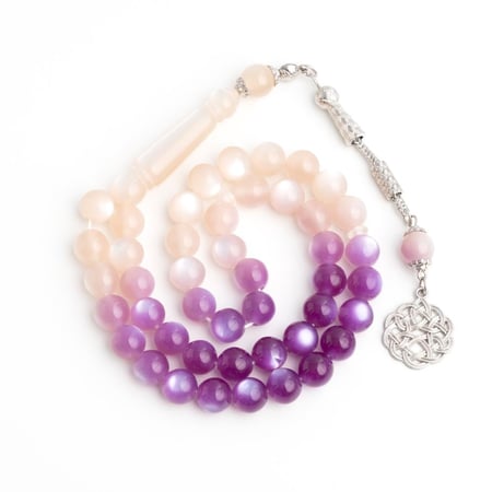 سبحة بي كولم بنفسجي (يتغير لونه مع الشمس)