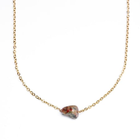 سلسلة حجر روتيل كوارتز