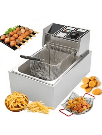 قلاية زيت بحجم 6 لتر