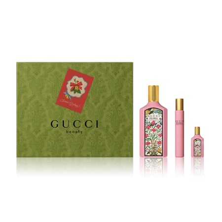 طقم عطر قوتشي فلورا جورجيوس جاردينيا 100مل 3 قطع