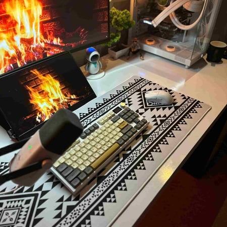 ماوس باد سدو ابيض - white sdo MousePad