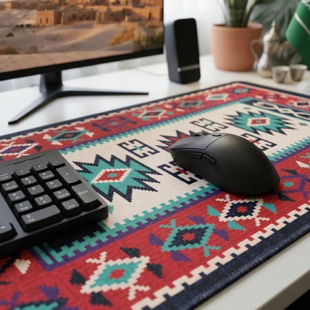 ماوس باد بنقشة التراث - Heritage Woven Mouse Pad