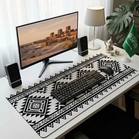 ماوس باد سدو ابيض - white sdo MousePad