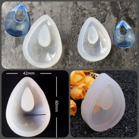 قالب سيليكون قلادة حجم كبير