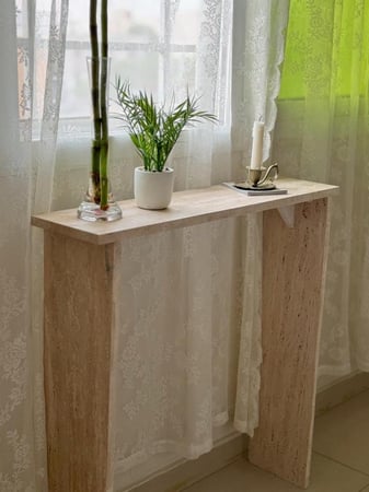 كونسول استقبال  رخام ترفنتينو 20*80*82