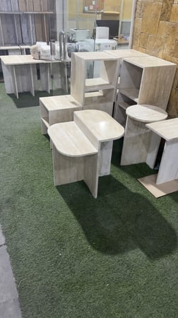 طاولة رخام ترفنتينو دورين 60*60