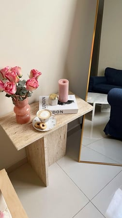 طاولة رخام ترفنتينو