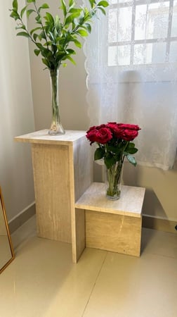 طاولة رخام ترفنتينو دورين