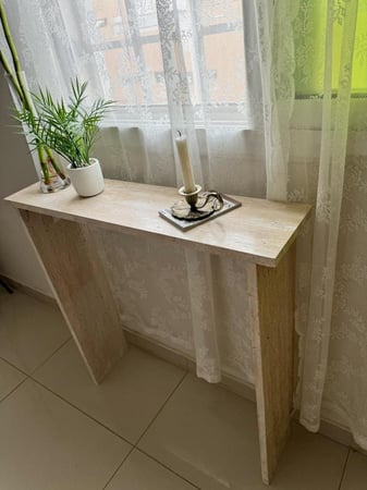 كونسول استقبال  رخام ترفنتينو 20*80*82