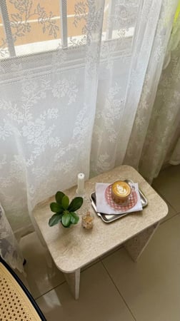 طاولة رخام ترفنتين خدمة 30*50 سم