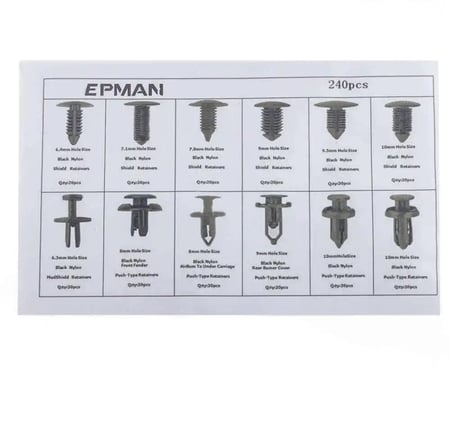 شنطة كلبسات مشكلة 240 قطعة .
