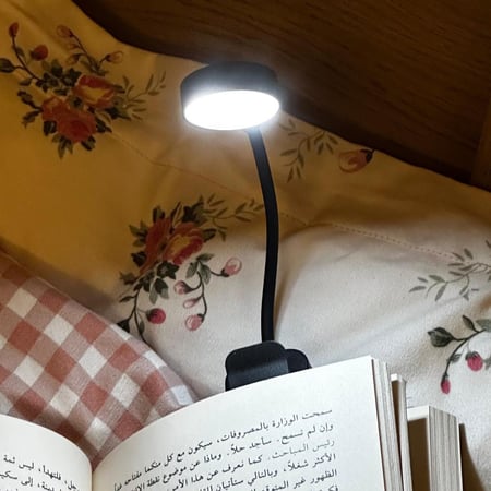 مصباح للقراءة (أسود)