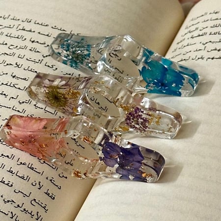 داعم اصبع للقراءة ( أزرق )